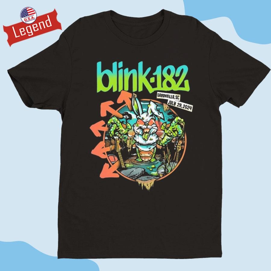 Blink-182 Tour 2024 Greenville, SC T-Shirts