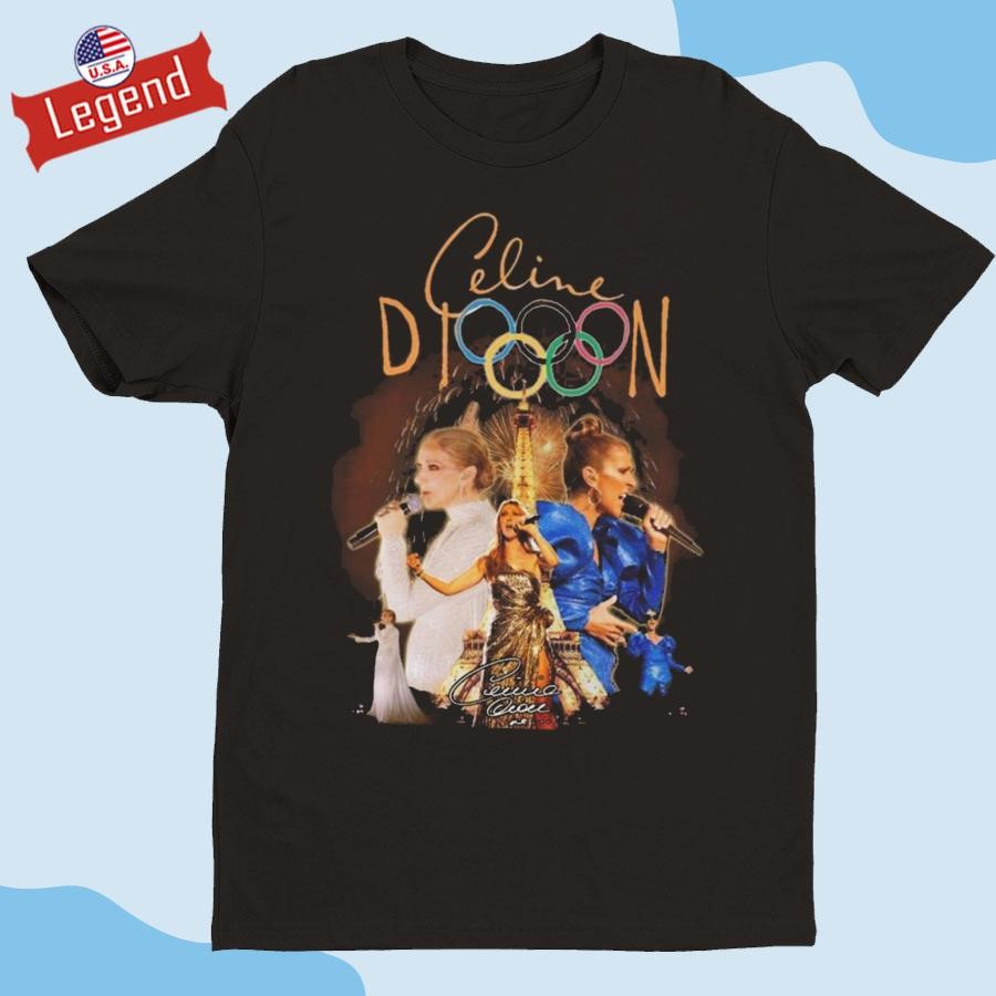 Celine Dion Paris 2024 Olympics Signature T-shirt