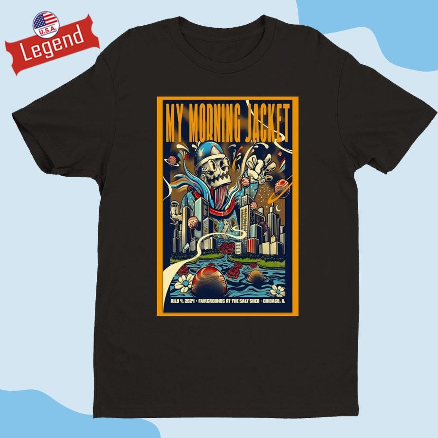 My Morning Jacket July 4 2024 Fairgrounds At The Salt Shed Chicago IL T-shirt