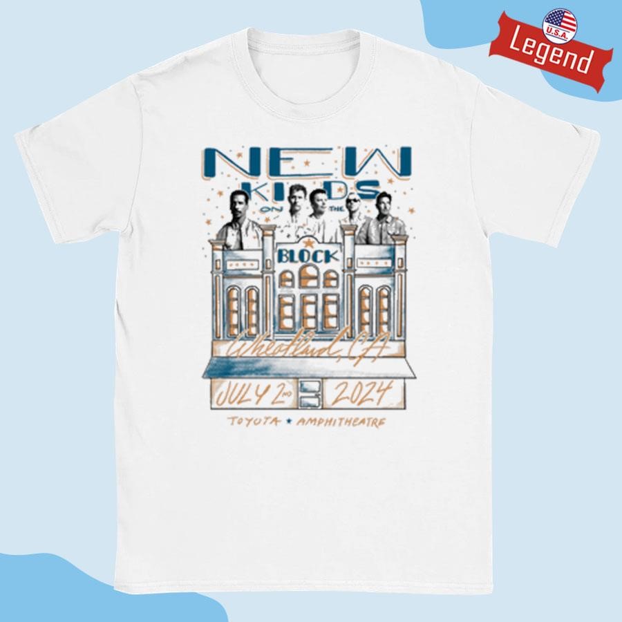 New Kids On The Block Wheatland, Ca July 2, 2024 Toyota Amphitheatre T-shirt