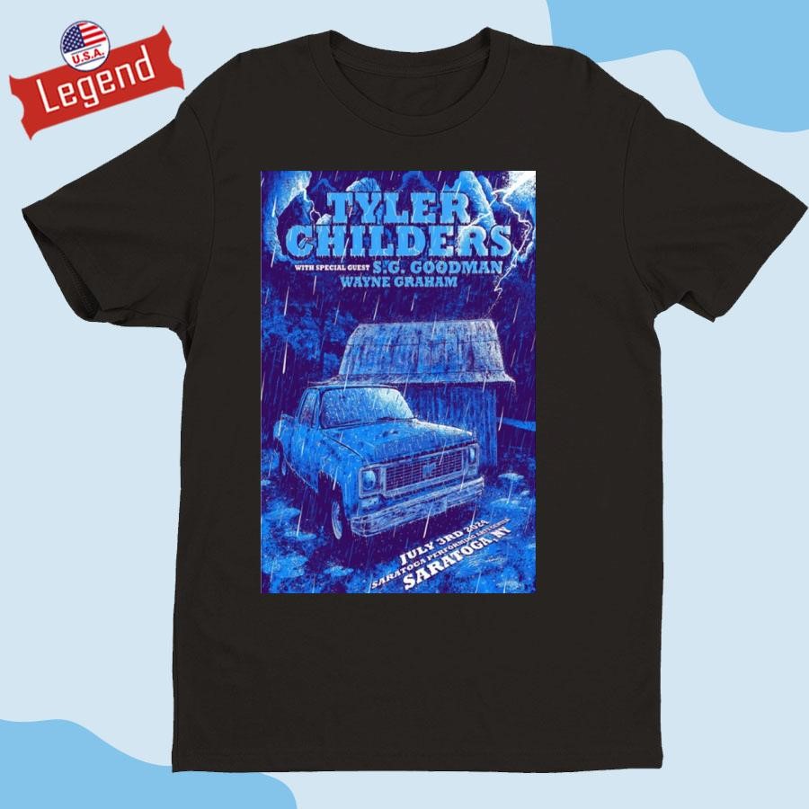 Tyler Childers Show Saratoga NY 7-3-2024 T-shirt