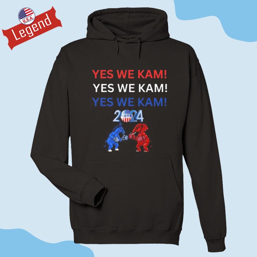 Yes We Kam Kamala, Kamala Harris for President Harris 2024 Hoodie 