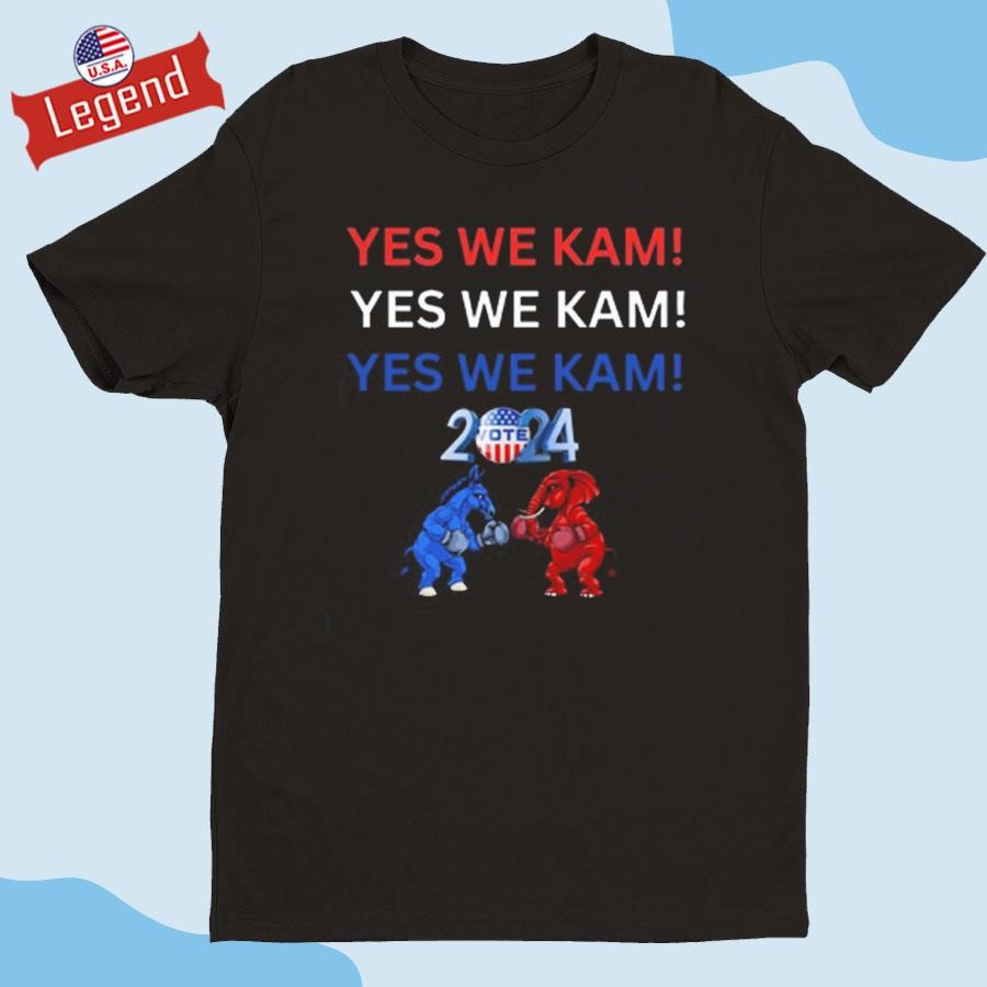 Yes We Kam Kamala, Kamala Harris for President Harris 2024 T-Shirts