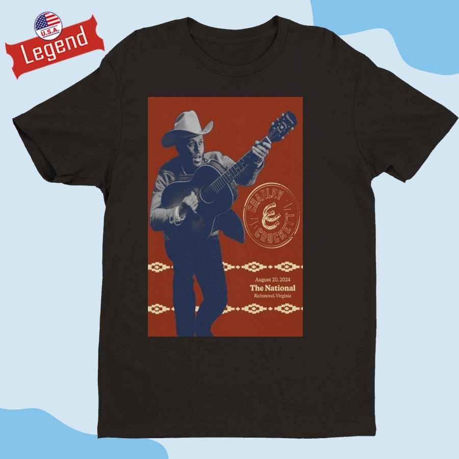 Charley Crockett Richmond, VA, The National August 20, 2024 T-shirt