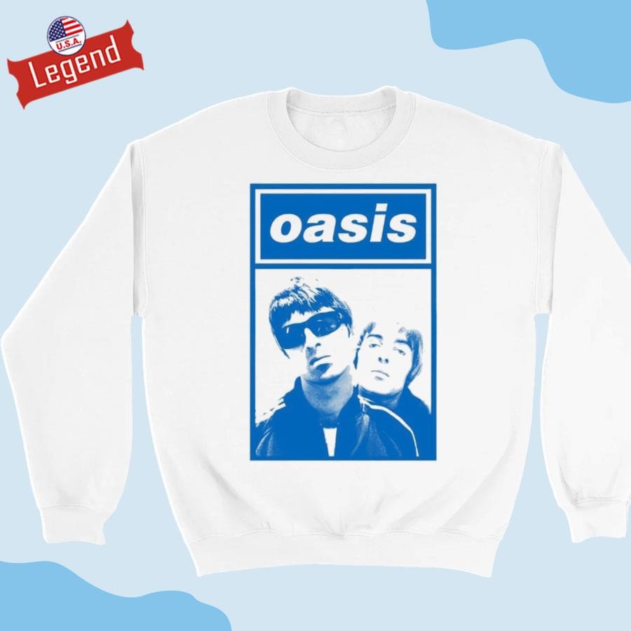 トップス Oasis Noel & Liam Limited Edition Photo Oasis Noel & Liam Boxed Photo T-shirt 456487 | Rockabilia