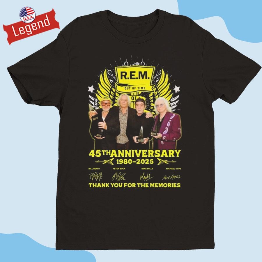 R.E.M. Tour 2025 Exclusive Merchandise