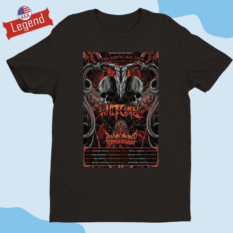 Whitechapel The Mortal Way Tour 2024 Latin America T-shirt