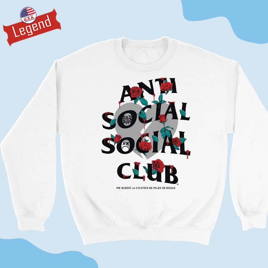 Sadboyz x ASSC Thorns Anti Social Social Club T shirt Sweater Hoodie And Long Sleeved Ladies Tank Top