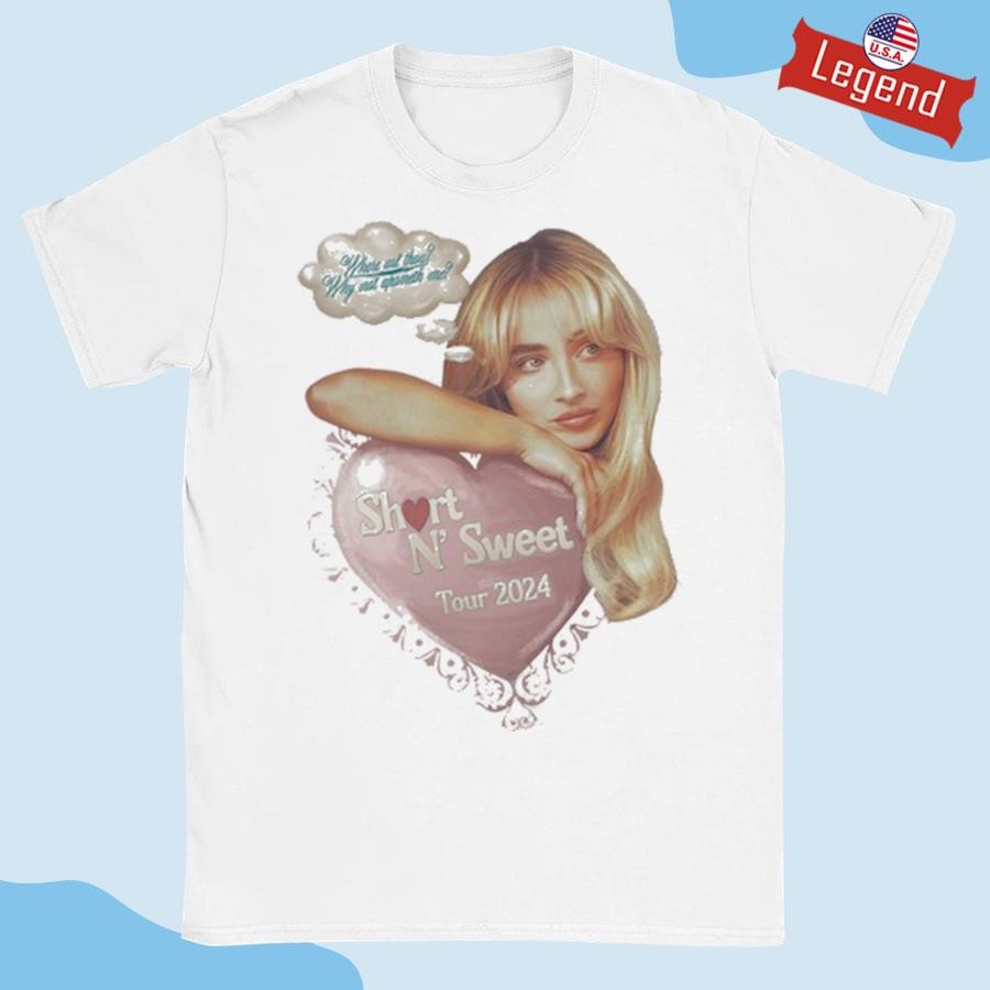 Sabrina Carpenter Short n' Sweet Tour Where Are Thou T-shirt