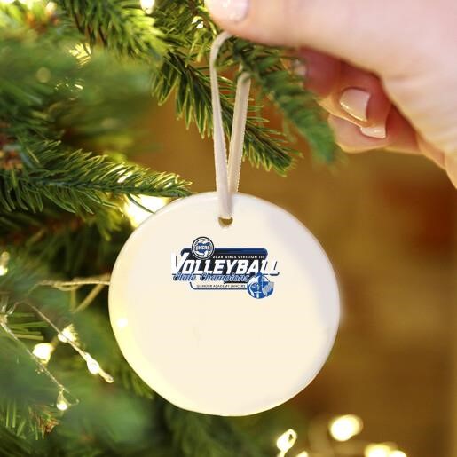 2024 OHSAA Volleyball Division III State Champions Gilmour Academy Lancers Ornament