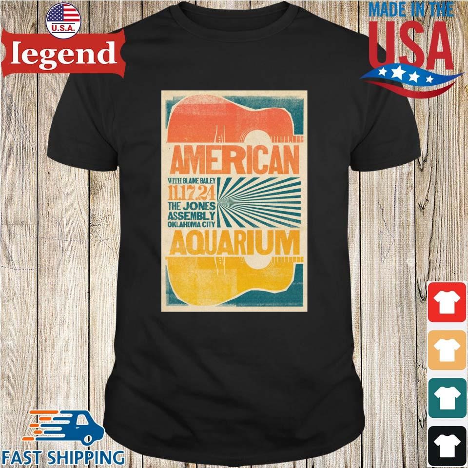 American Aquarium November 17 2024 The Jones Assembly In Oklahoma City Tour Shirt