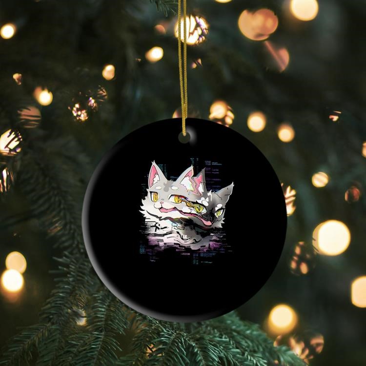 Aspen Hacked Cats Ornament