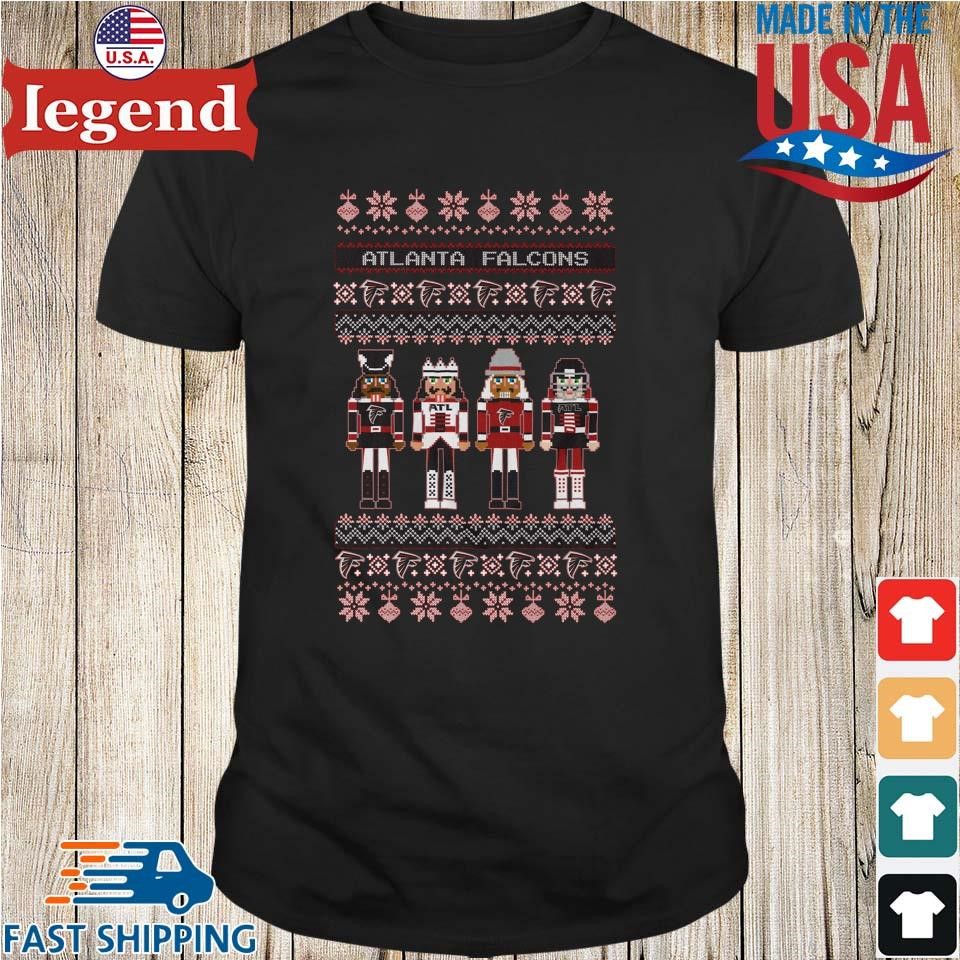 Atlanta Falcons NFL Holiday Nutcracker Ugly 2024 Shirt