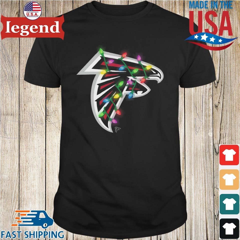 Atlanta Falcons Primary Logo Holiday Lights Shirt