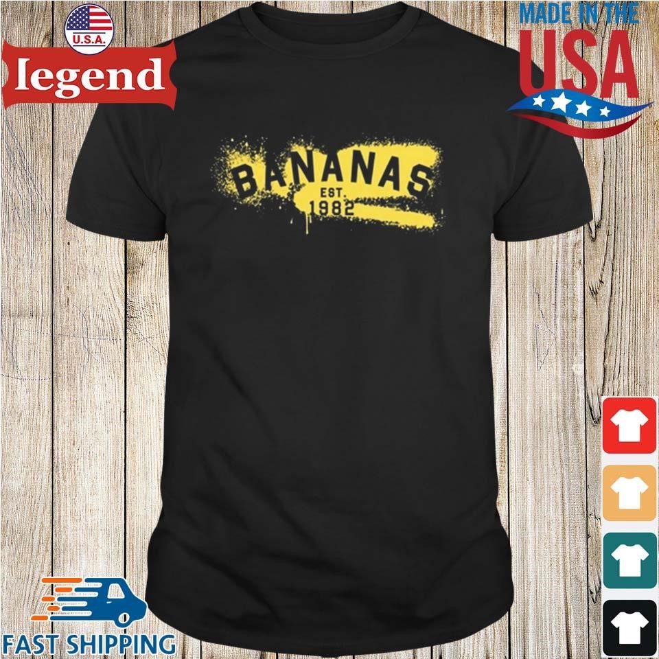 Bananas Est 1982 Graffiti Shirt