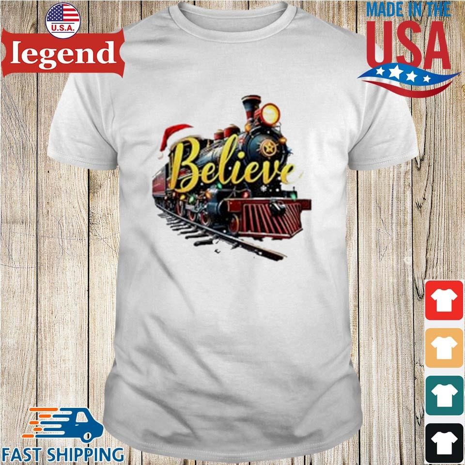 Believe Christmas All Aboard Polar-Express Xmas 2024 Sweater