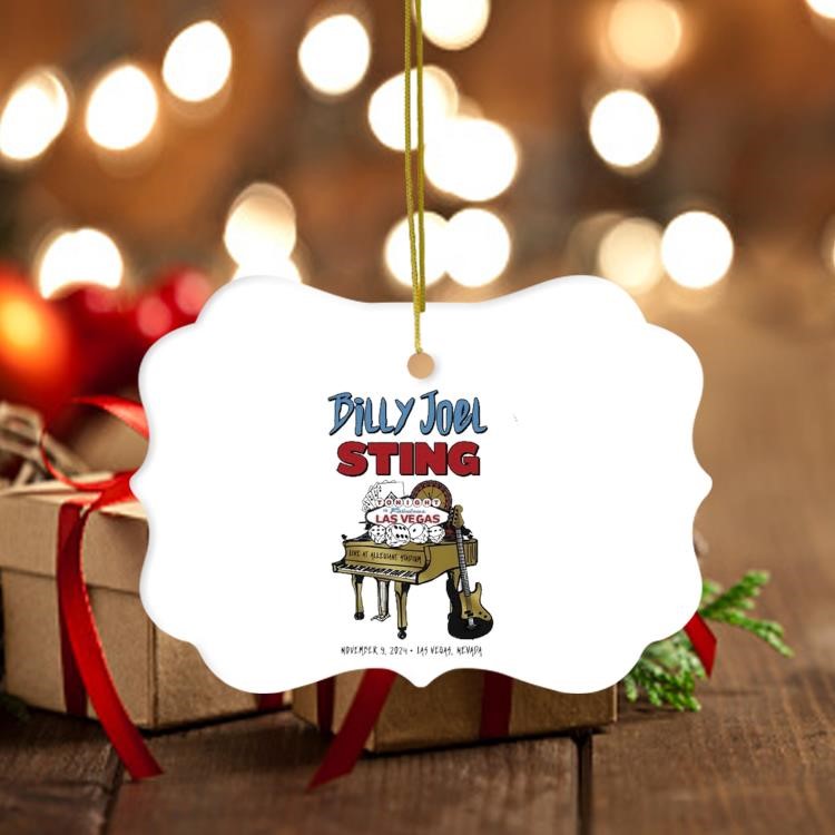 Billy Joel Sting November 9 2024 Las Vegas Event Ornament Ornament Board