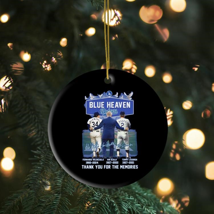 Blue Heaven Thank You For The Memories Signatures 2024 Ornament