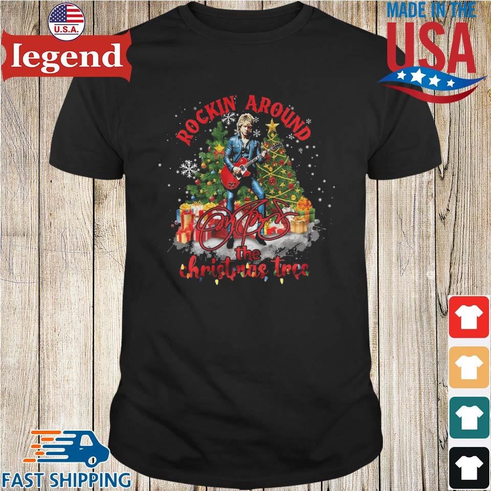 Bon Jovi Rockin' Around The Christmas Tree Shirt