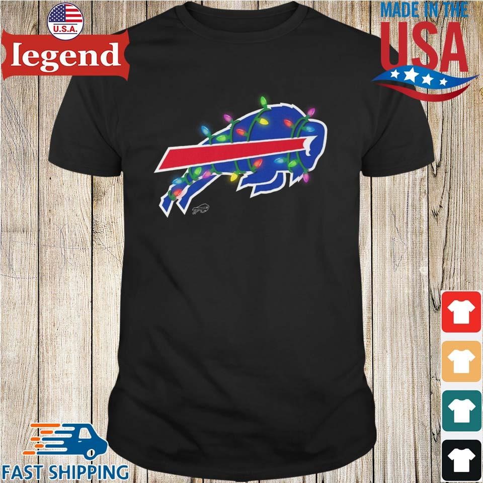 Buffalo Bills Primary Logo Holiday Lights Shirt