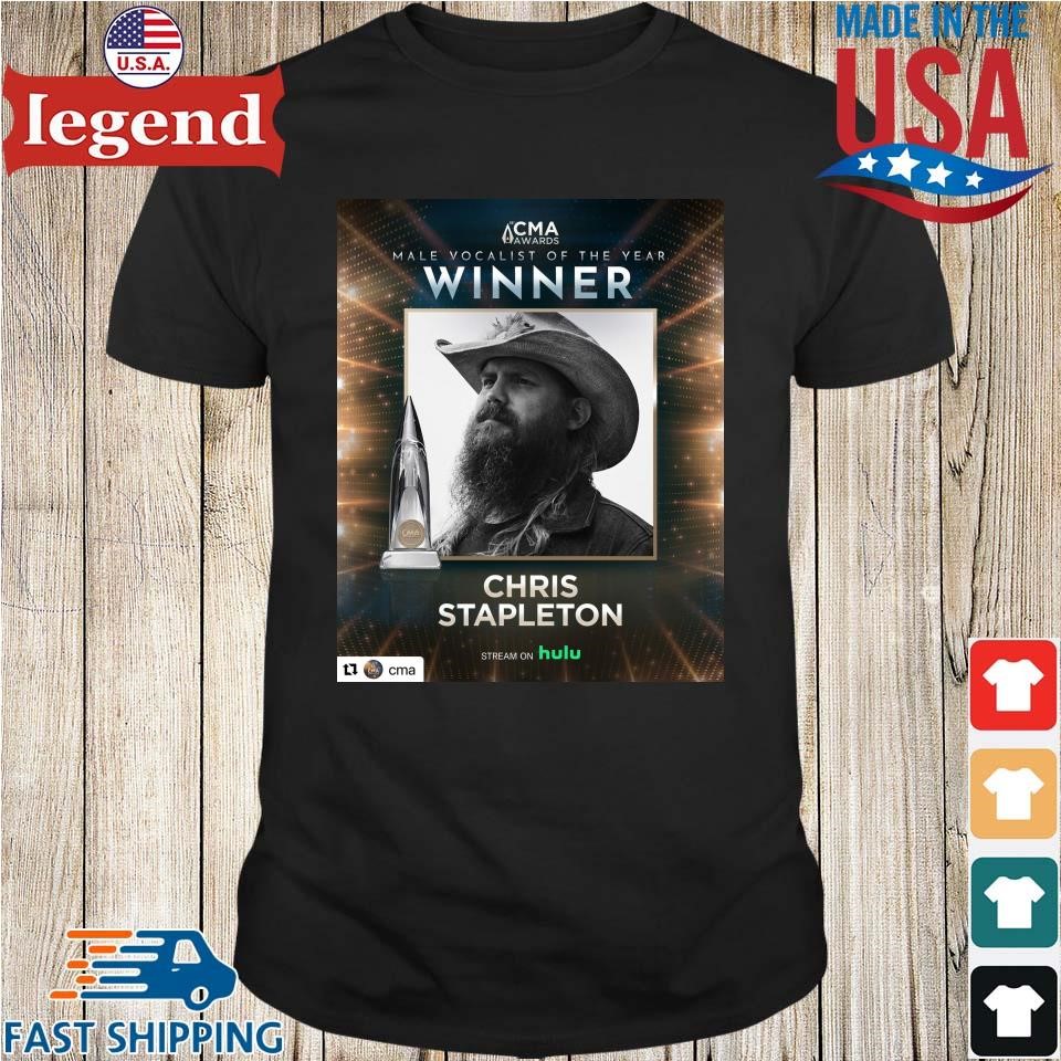 CMA Awards Male Vocalist of the Year Winner Chris Stapleton 2024 Shirt