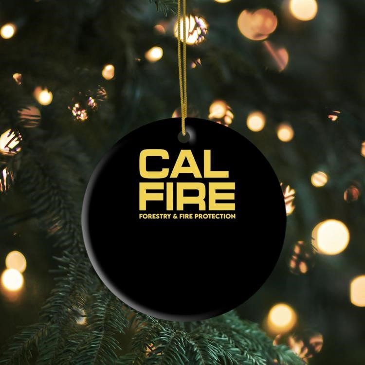 Cal Fire Forestry & Fire Protection Ornament