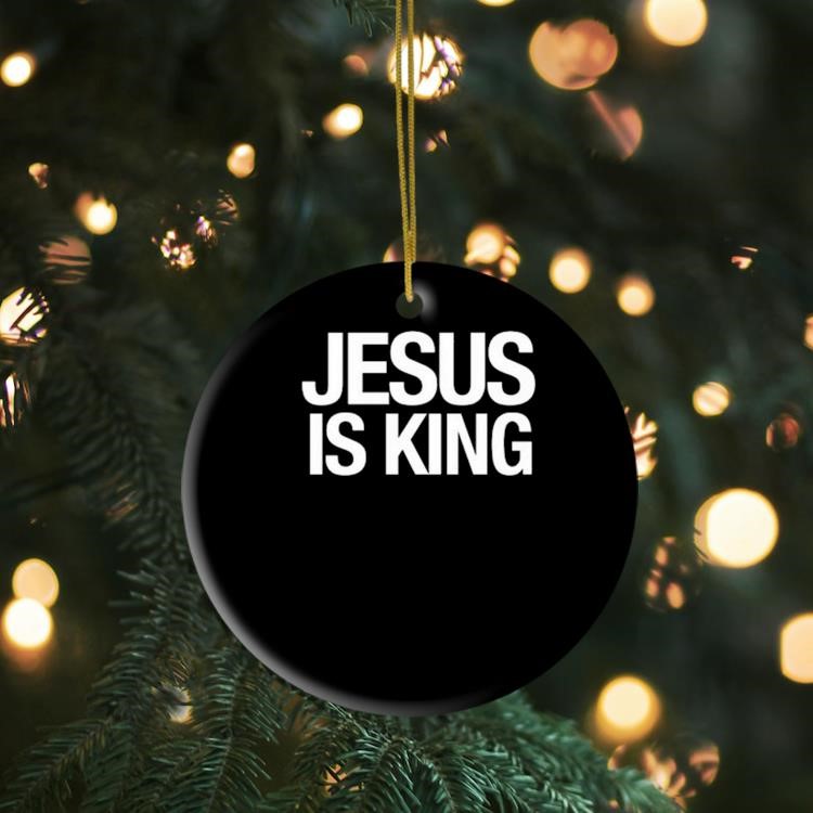 Carew Ellington Jesus Is King Ornament