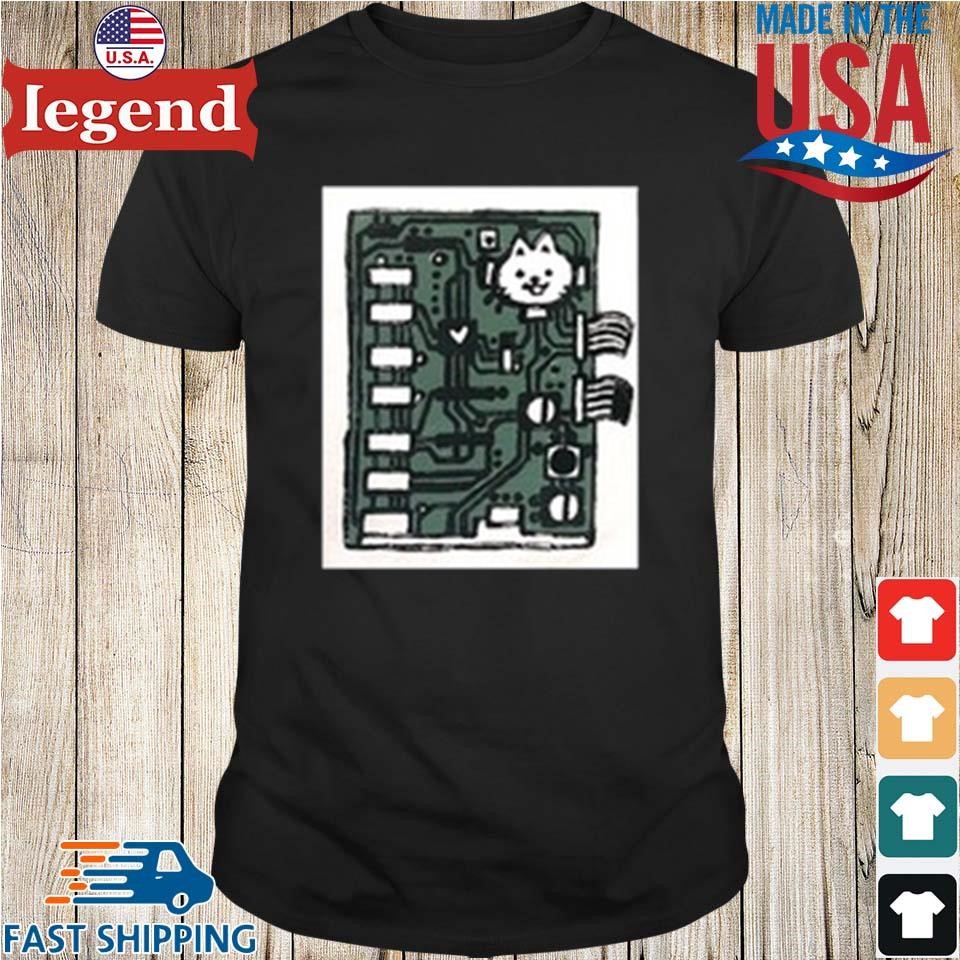 Cat Internals Of Electronics Shirt