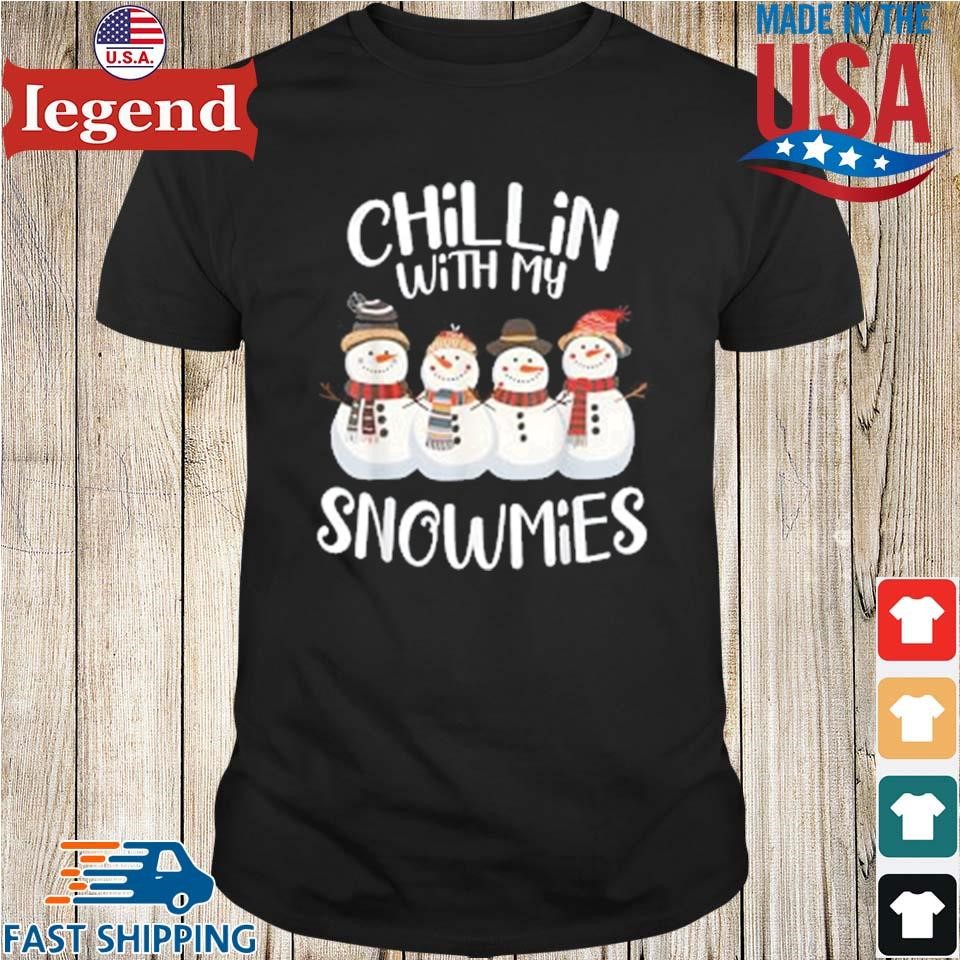 Celebrate Christmas With Chilling With My Snowmies Cute Sweater