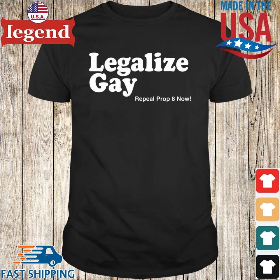 Chemiskull Legalize Gay Repeal Prop 8 Now Shirt