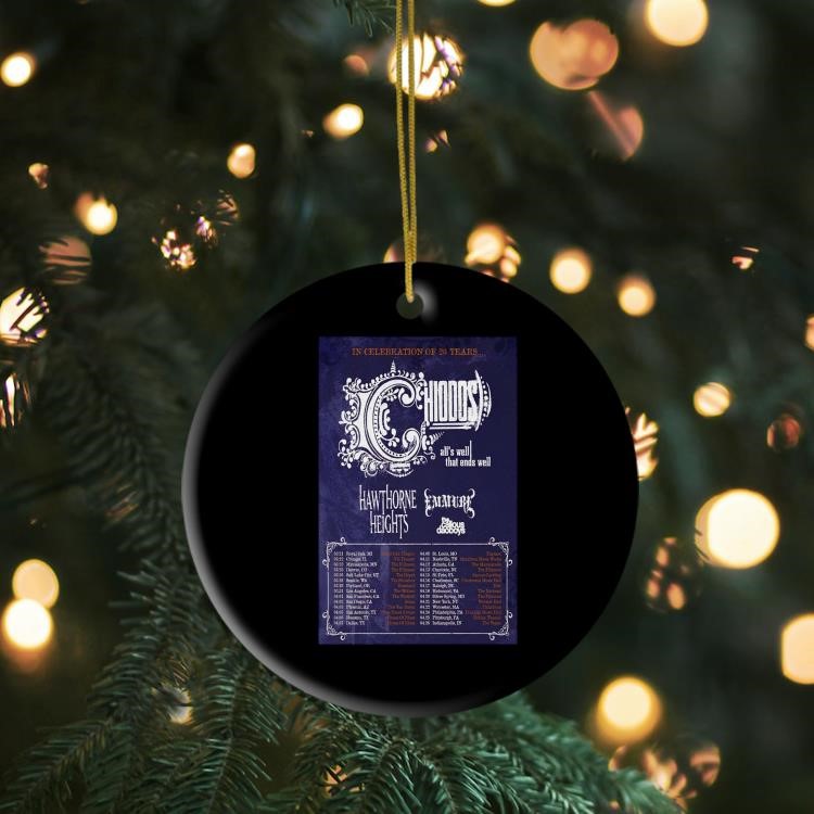 Chiodos The 20Th Anniversary Of All’S Well That Ends Well Tour 2025 Ornament