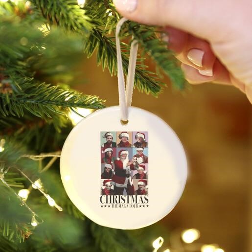 Christmas The Maga Tour 2024 Ornament