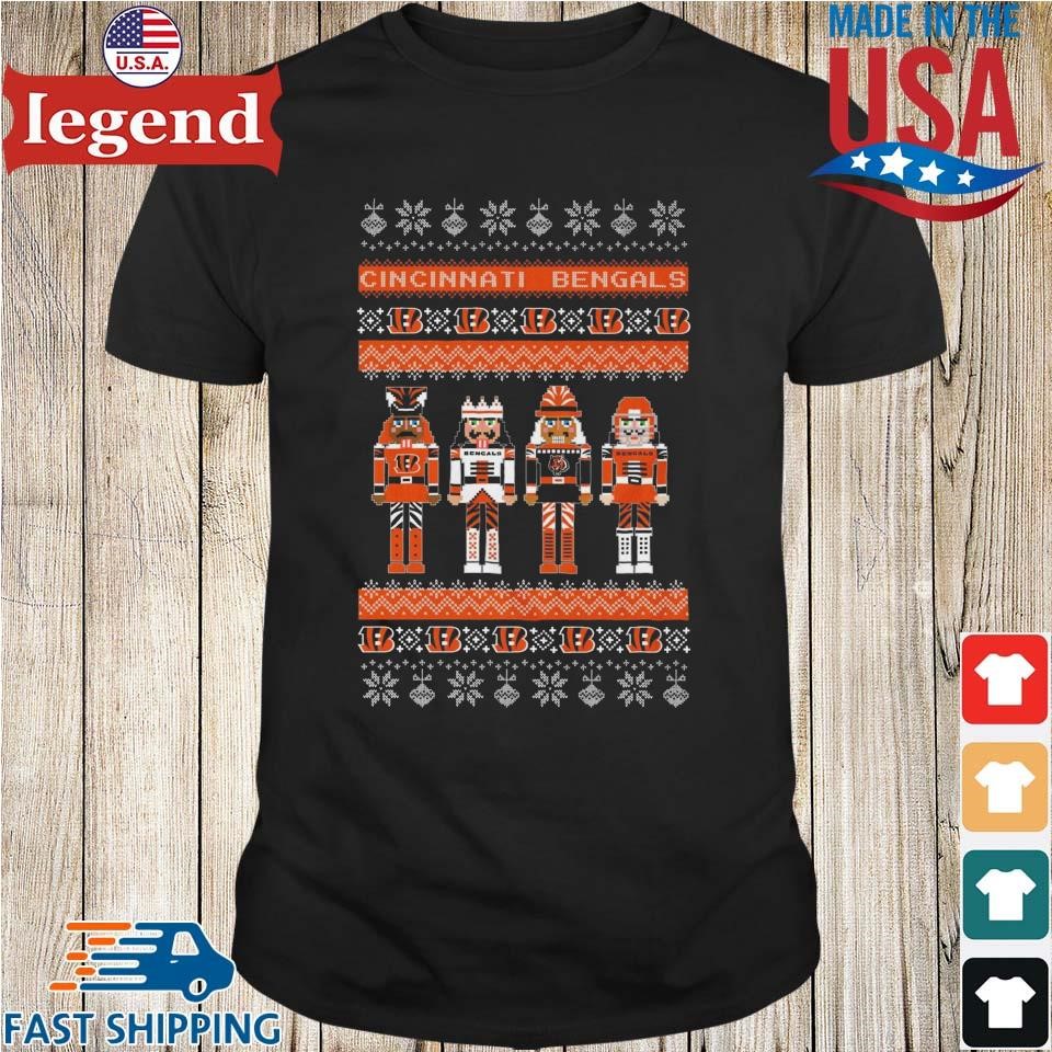 Cincinnati Bengals NFL Holiday Nutcracker Ugly 2024 Shirt