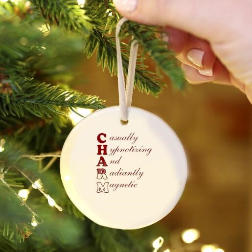 Clairo Charm White Ornament