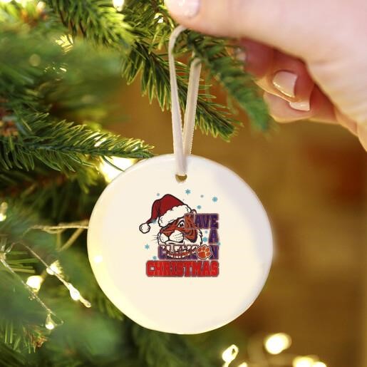 Clemson Tigers Have A Clemson Christmas 2024 Ornament