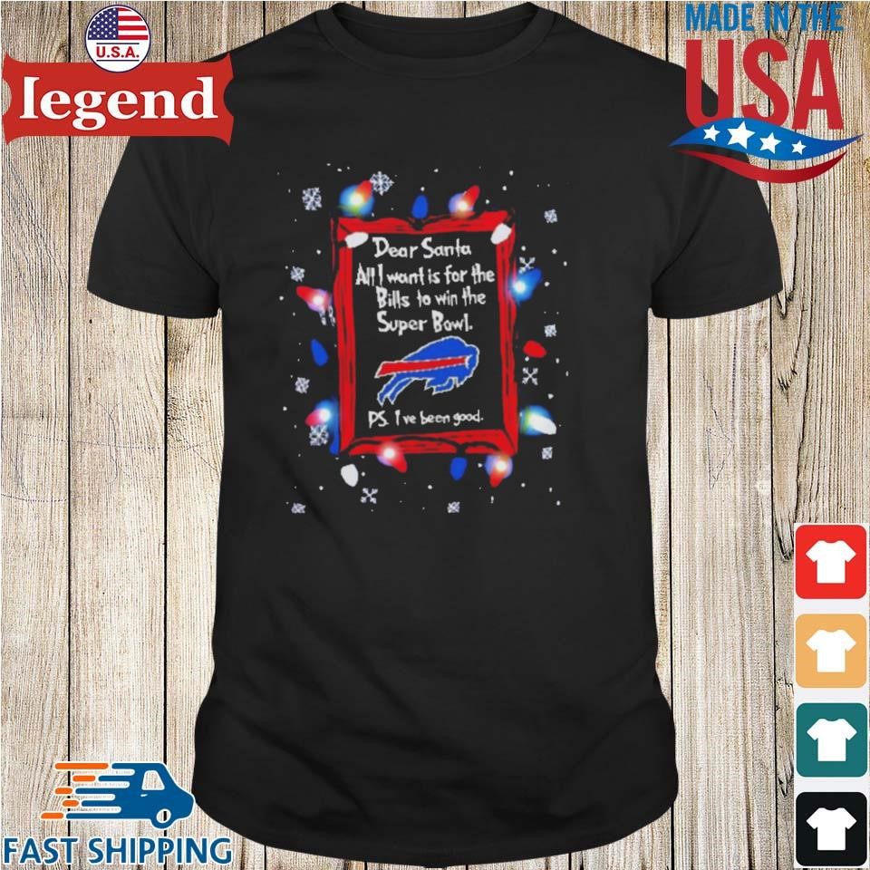 Dear Santa Buffalo Bills Christmas Lights Shirt