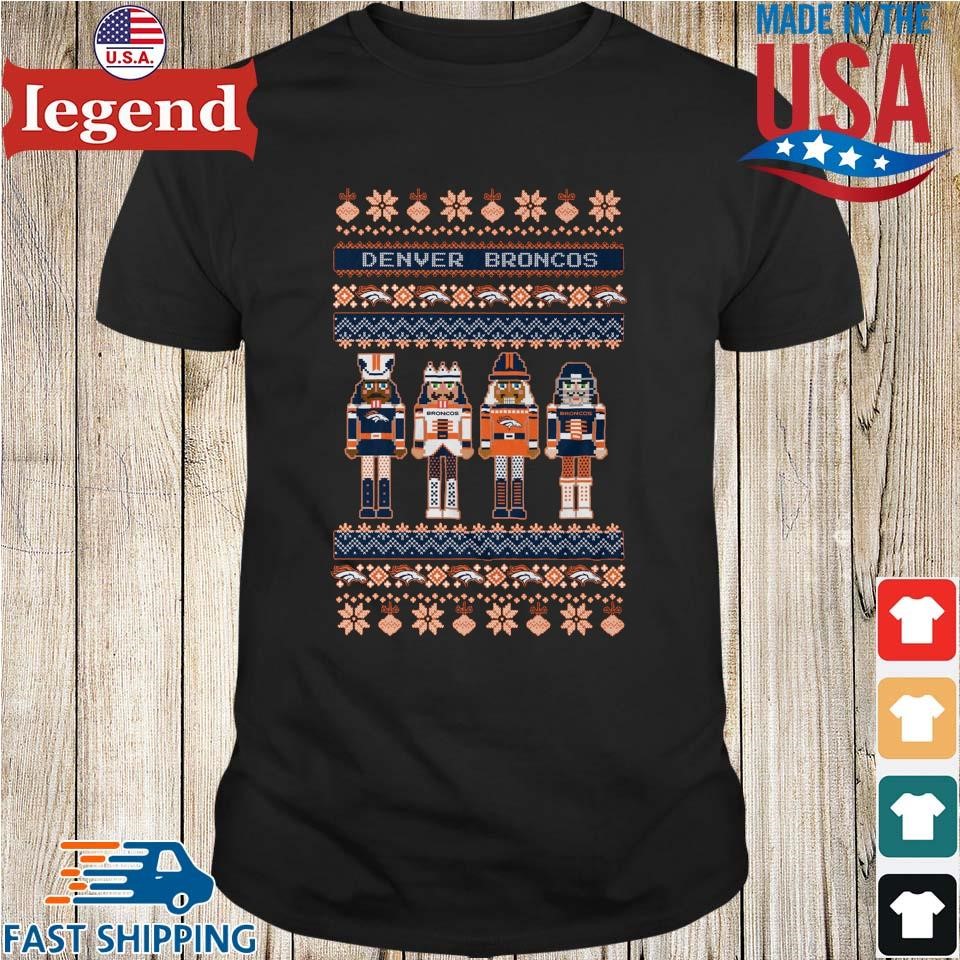 Denver Broncos NFL Holiday Nutcracker Ugly 2024 Shirt