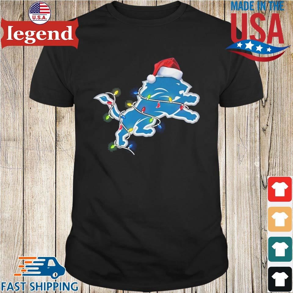 Detroit Lions Merry Christmas 2024 Shirt