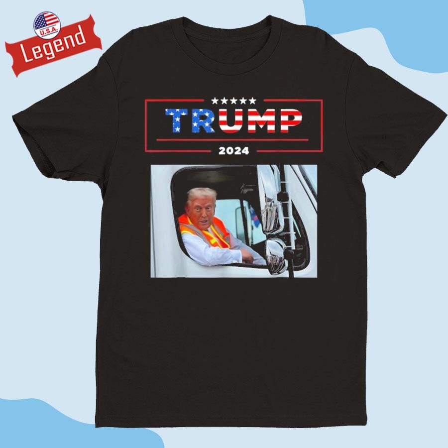 Donald Trump 2024 Rides In Garbage Truck Shirt