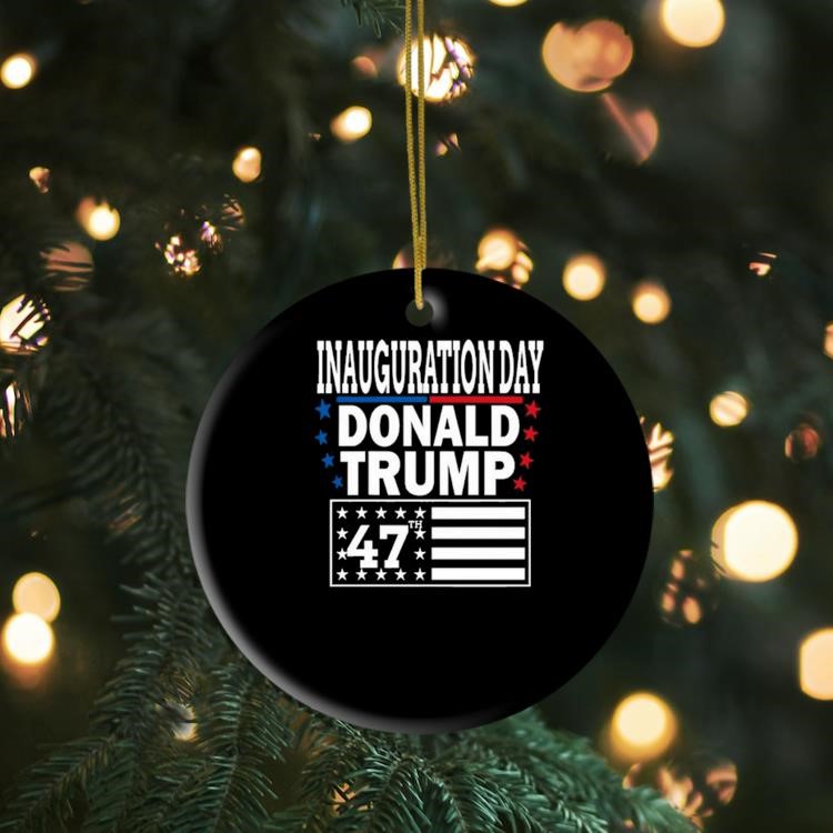 Donald Trump President Inauguration America 47th Day 2025 Ornament