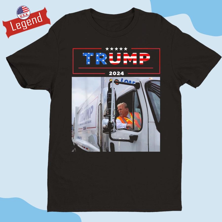 Donald Trump Rides In Garbage Truck Shirt