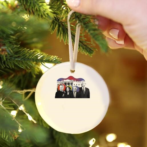 Elon Musk, Tulsi Gabbard, Robert F. Kennedy Jr. and Donald Trump Ornament