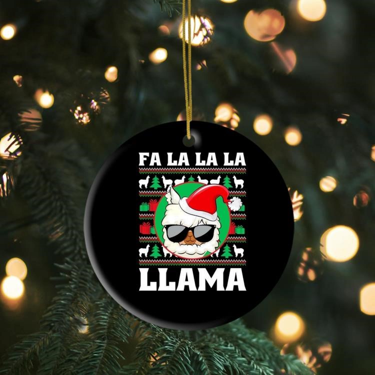 Fa La La La Llama Christmas 2024 Ornament