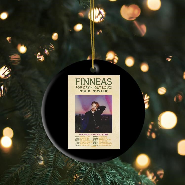 Finneas Billie Eilish For Cryin' Out Loud 2025 North America Tour Ornament