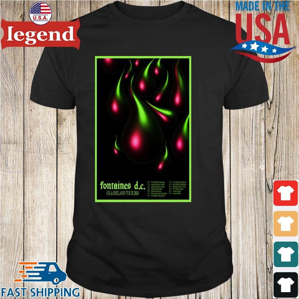 Fontaines D.C UK And Ireland Fall 2024 Tour Shirt