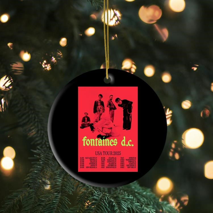 Fontaines DC Romance North America 2025 Tour Ornament