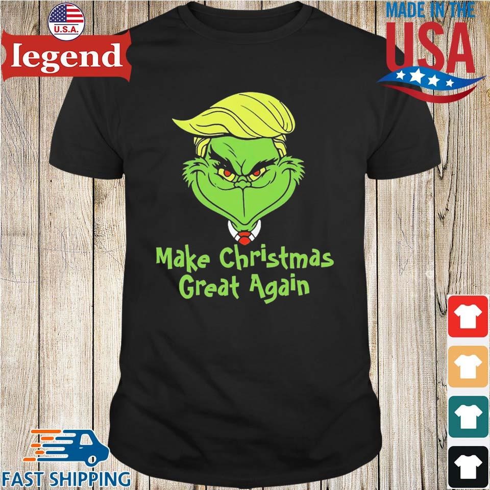 Funny Christmas Grinch Trump Make Christmas Great Again Sweater