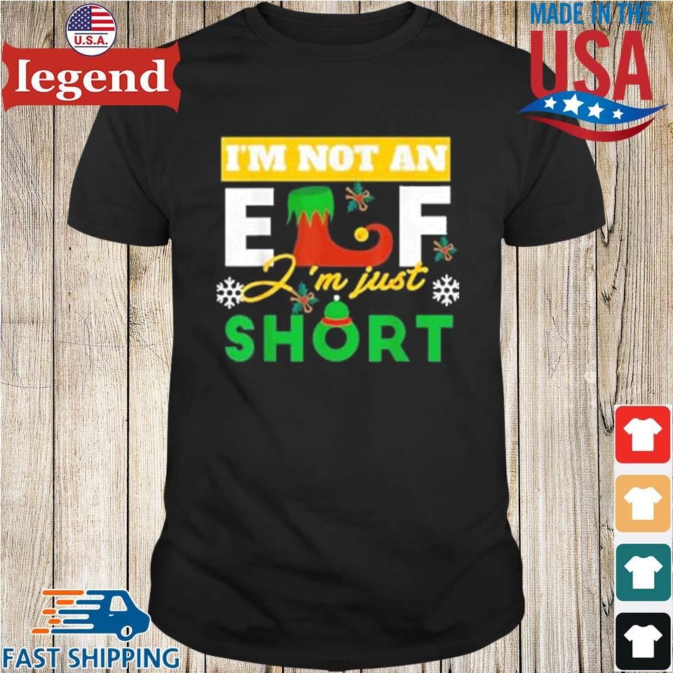 Funny & Cute I'm Not An Elf I'm Just Short Christmas 2024 Sweater