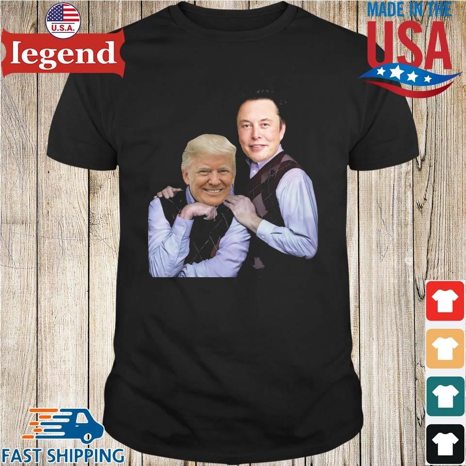 Funny Donald Trump and Elon Musk 2024 Christmas Brothers Sweater