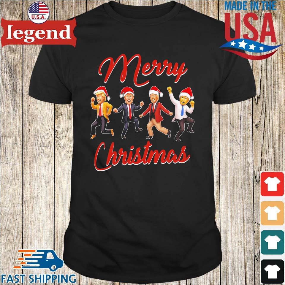 Funny Trump Dance Santa Claus Christmas Xmas 2024 Sweater